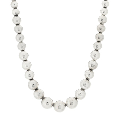 Tiffany Sterling Silver HardWear Graduated Ball Necklace 1 of 5