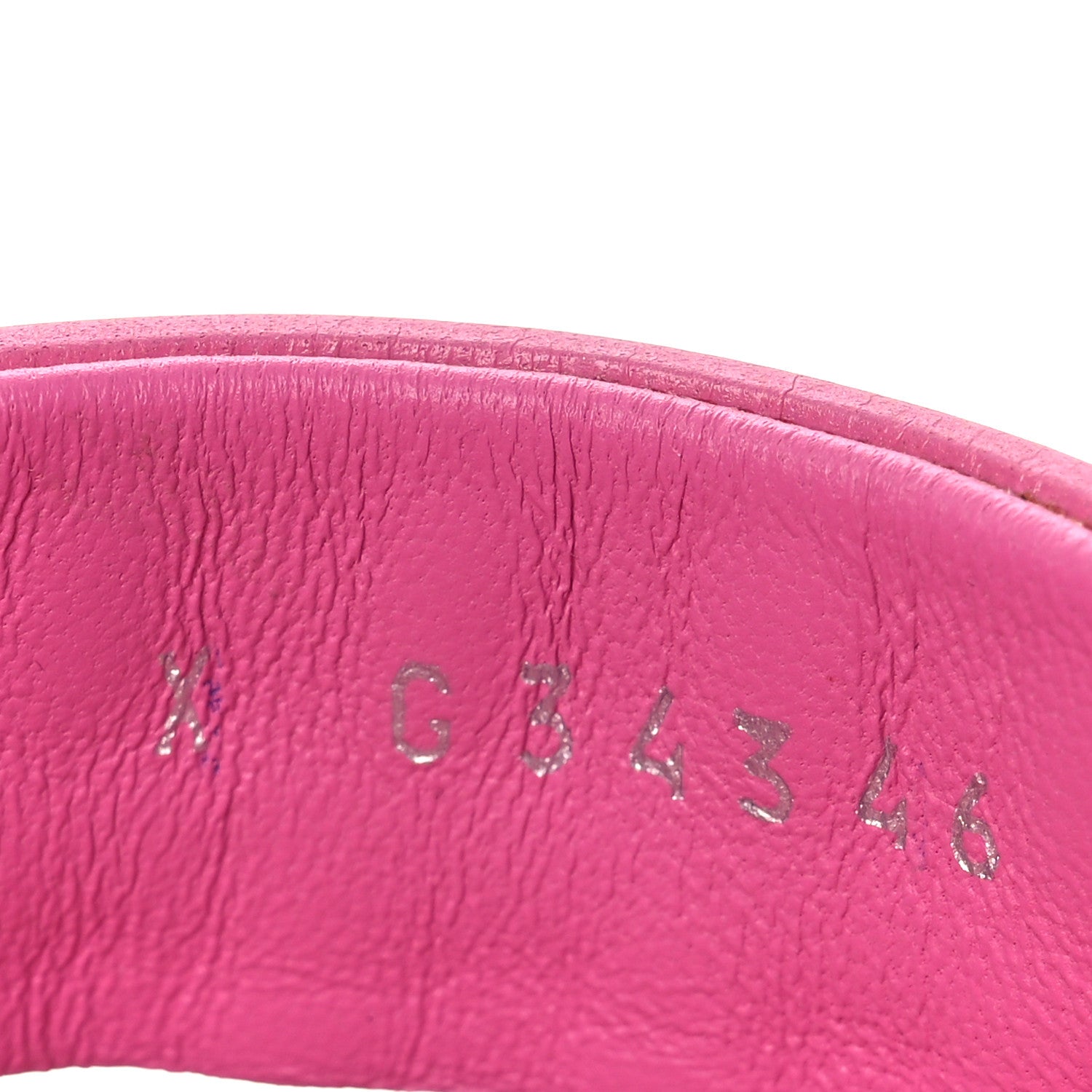 Chanel Calfskin Chain CC Thong Flat Sandals 40 Pink 40 Pink 10 of 12