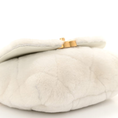 Chanel Shearling Quilted Single Flap White 9 of 10