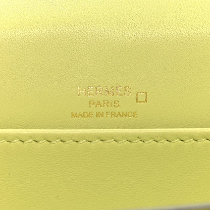 Hermes Matte Alligator Mini Sac Roulis Jaune Bourgeon 6 of 10