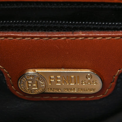 Fendi Pequin Top Handle Bag Cuoio 5 of 7