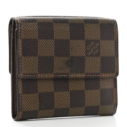 Louis Vuitton Damier Ebene Elise Wallet 3 of 8