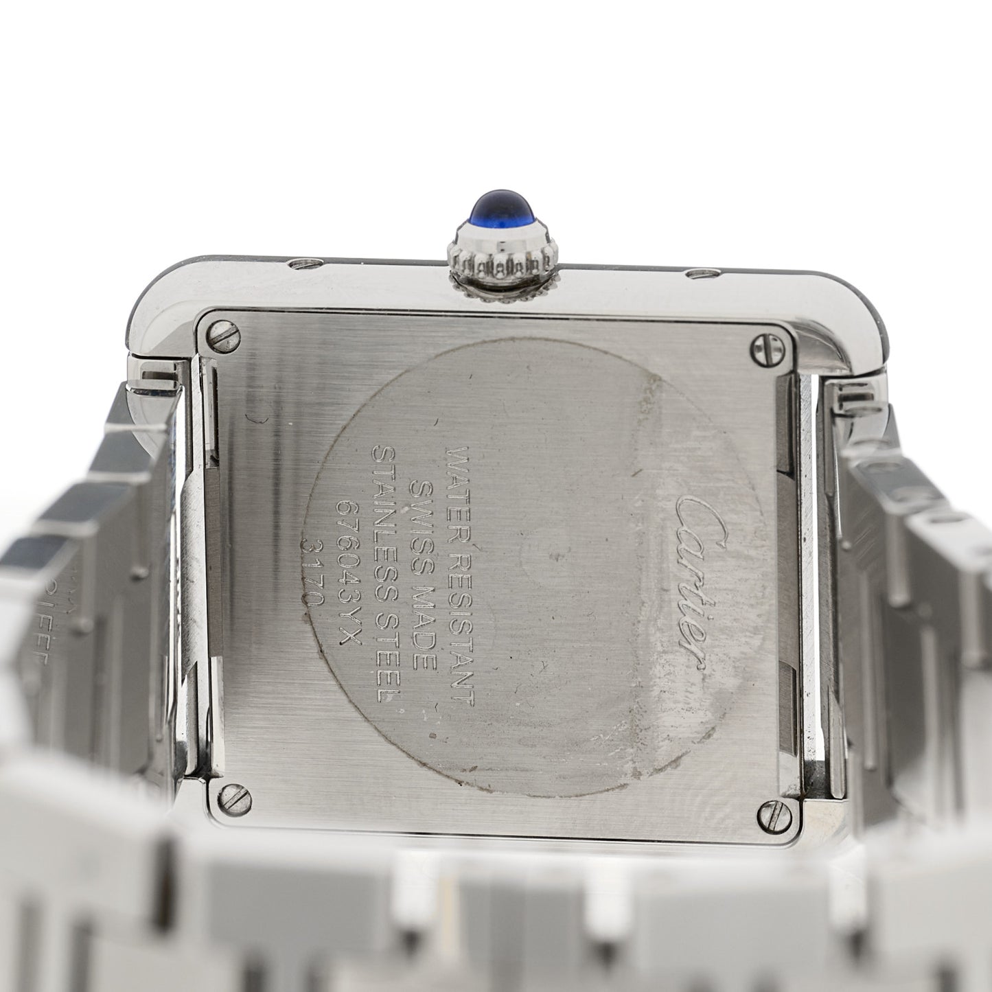 Stainless Steel 24mm Tank Solo Quartz Watch