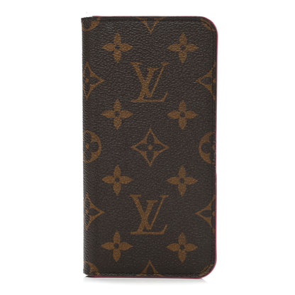 Louis Vuitton Monogram iPhone XS Max Folio Case Rose Pop 1 of 13