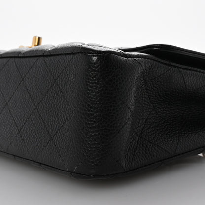 Chanel Caviar Quilted Medium Double Flap Black 10 of 10