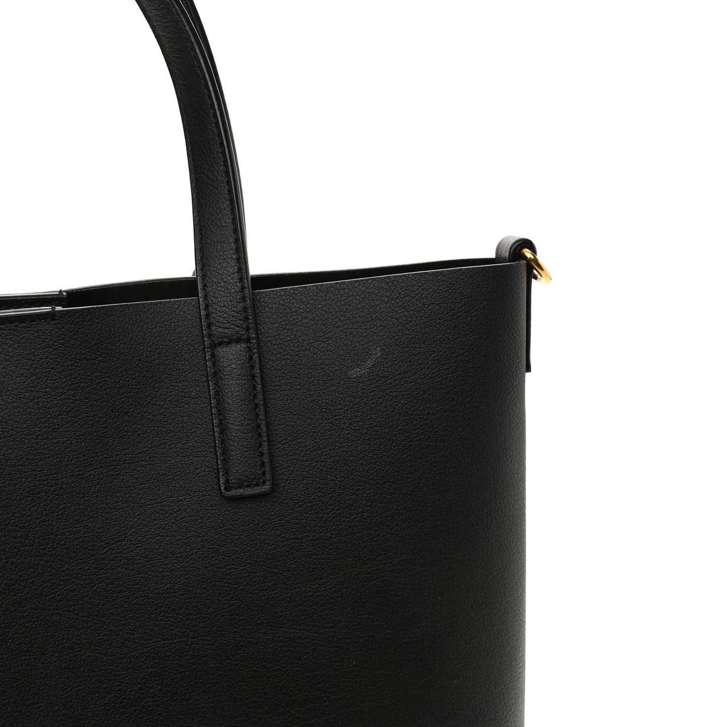 Calfskin Toy Shopping Tote Black