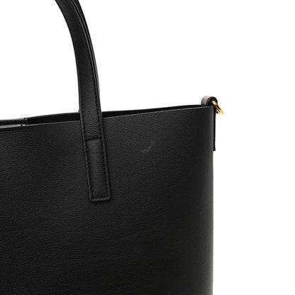 Saint Laurent Calfskin Toy Shopping Tote Black 8 of 9
