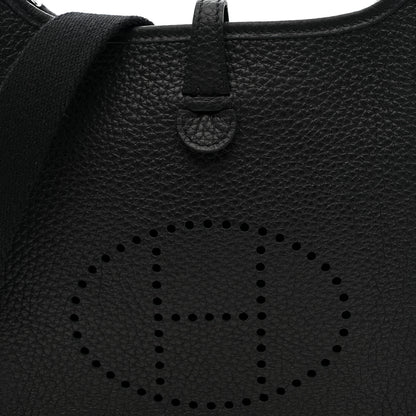 Hermes Taurillon Clemence Evelyne TPM Black 8 of 11