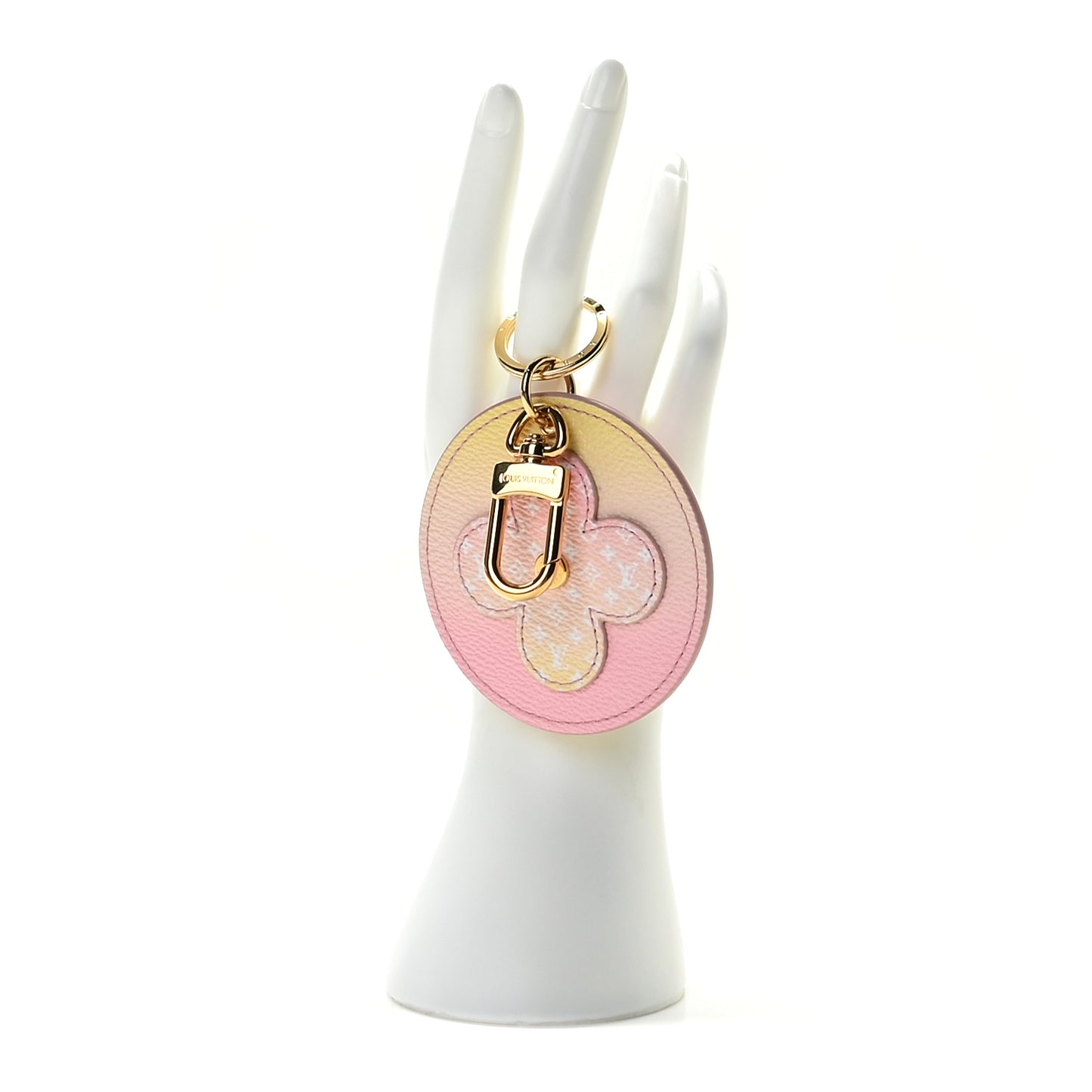 Monogram By The Pool Illustre Bag Charm Key Holder Light Pink