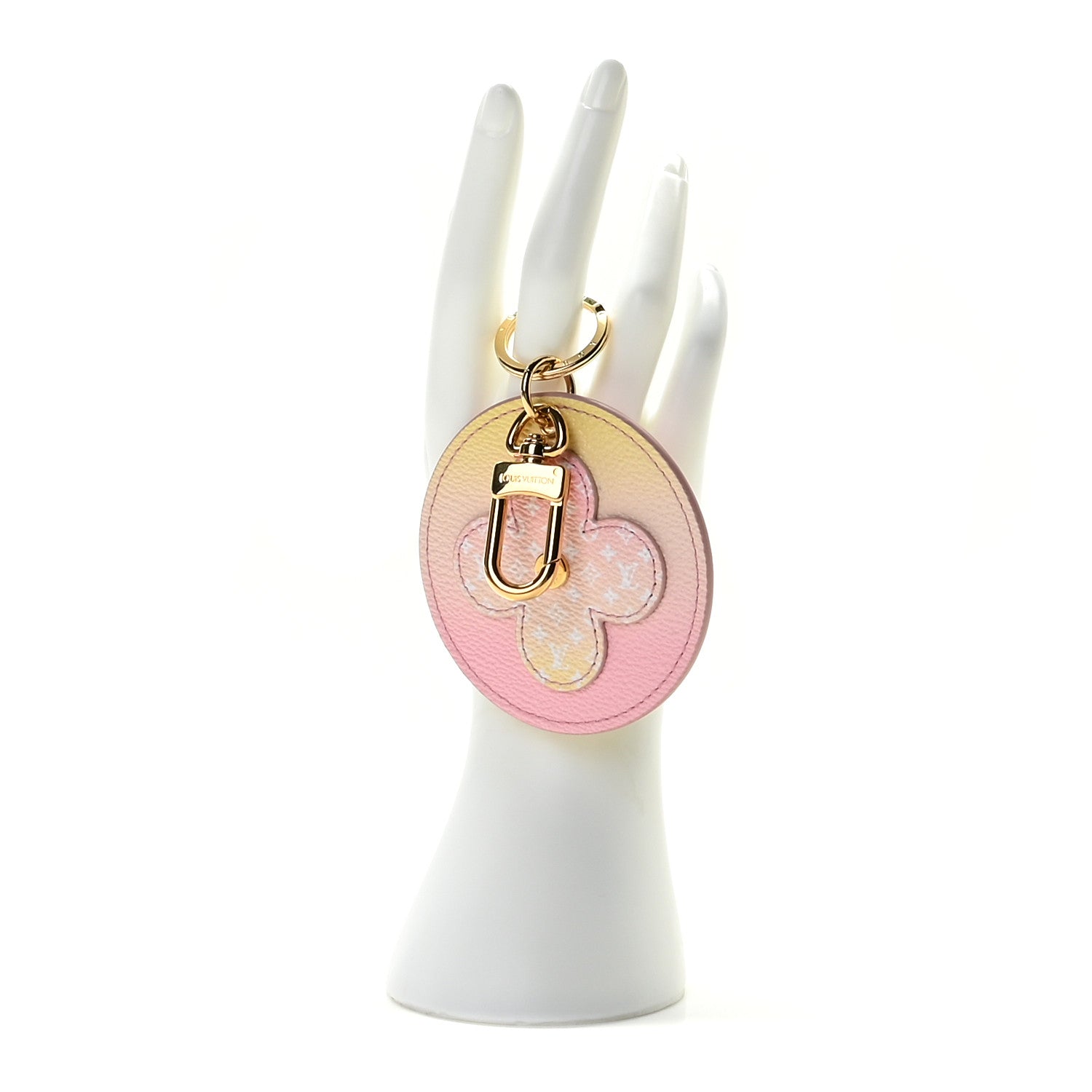 Louis Vuitton Monogram By The Pool Illustre Bag Charm Key Holder Light Pink 4 of 4