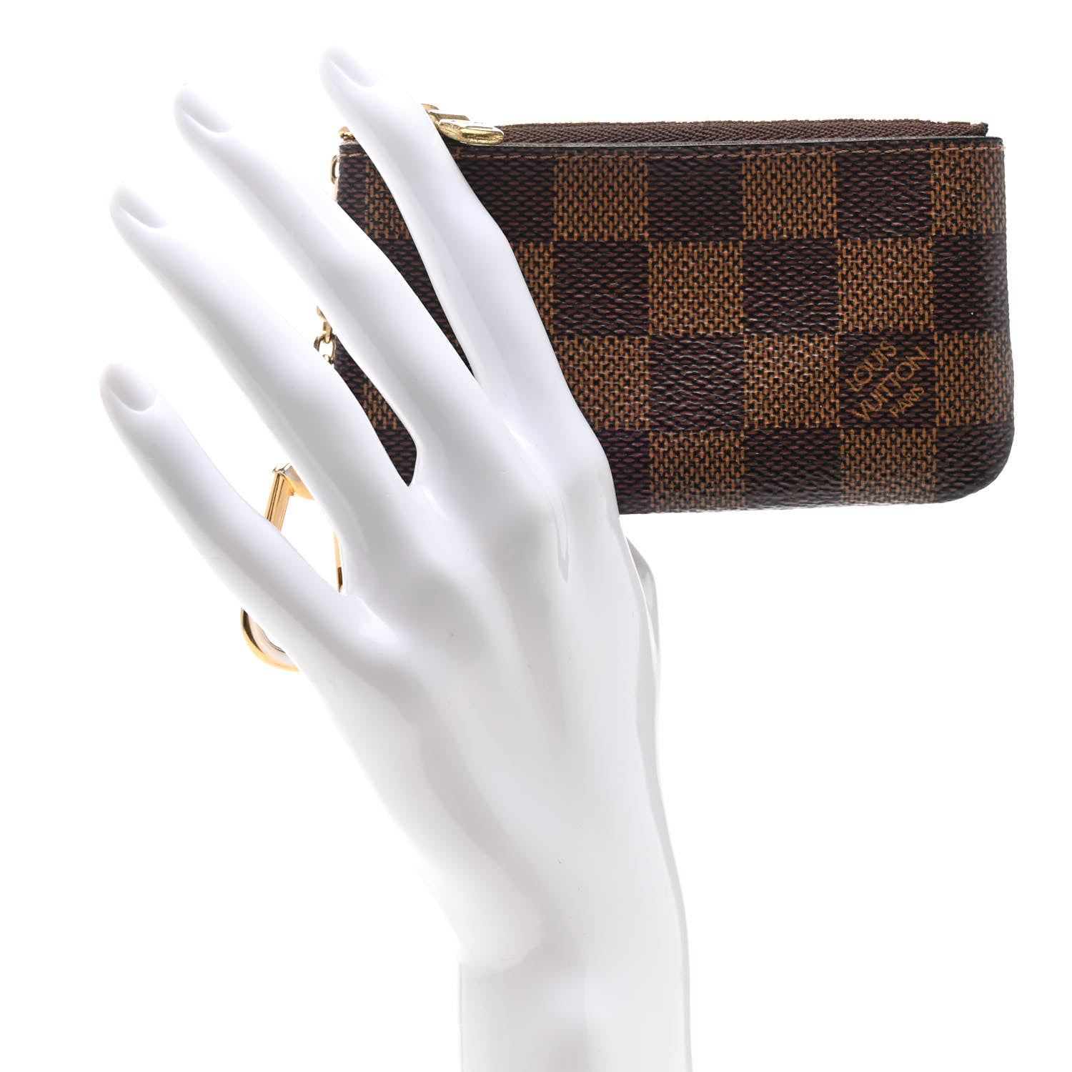 Louis Vuitton Damier Ebene Key Pouch 2 of 5