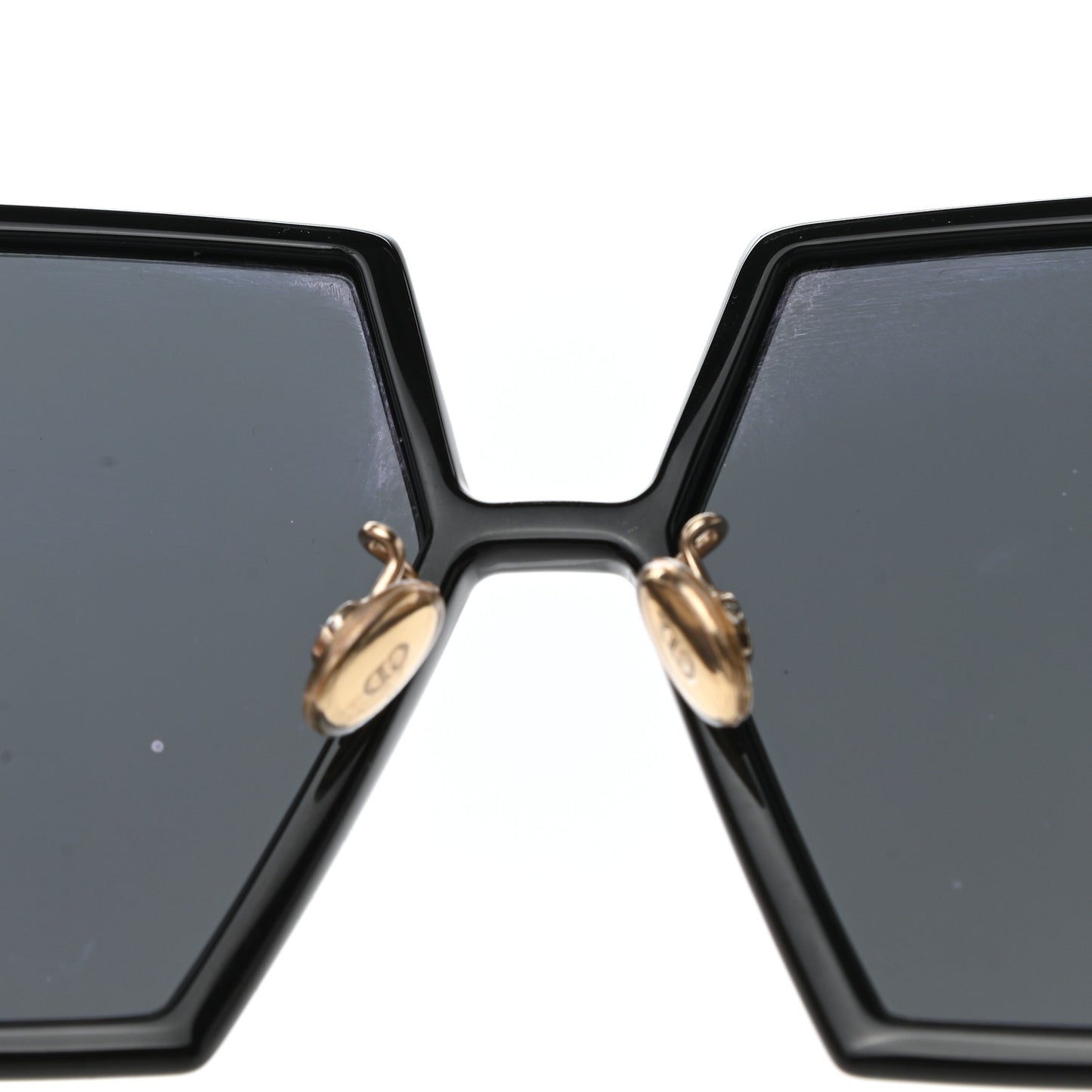 Square 30 Montaigne Sunglasses Black