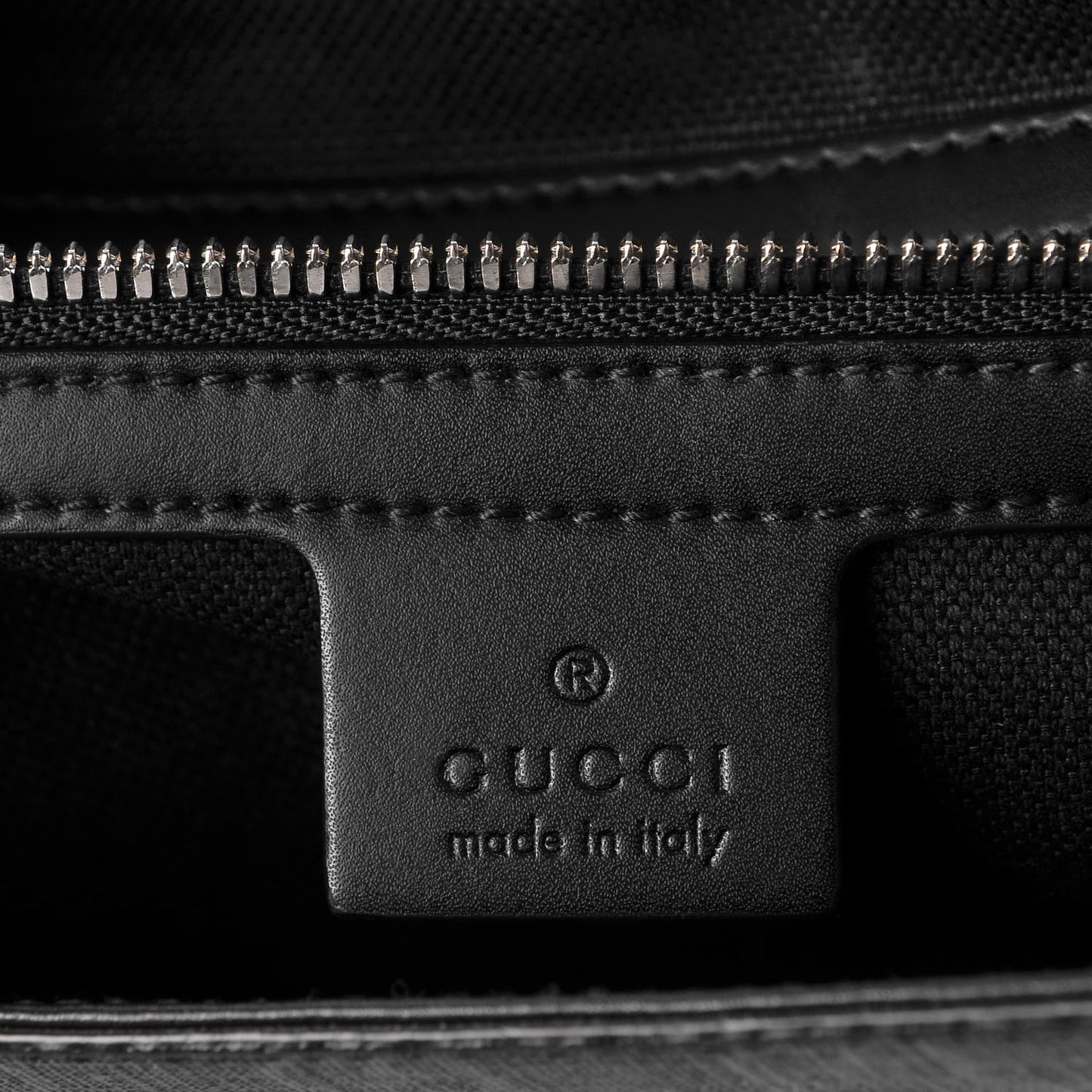 GG Supreme Monogram Web Flap Messenger Bag Black Grey