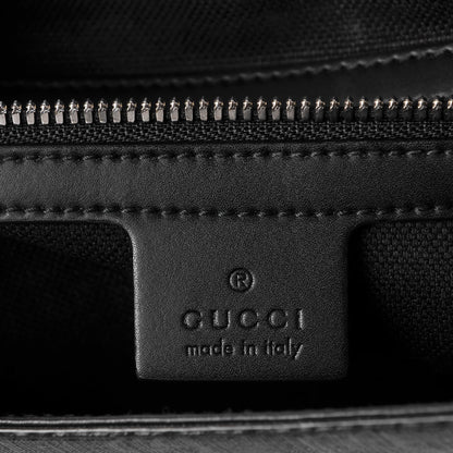 Gucci GG Supreme Monogram Web Flap Messenger Bag Black Grey 6 of 10