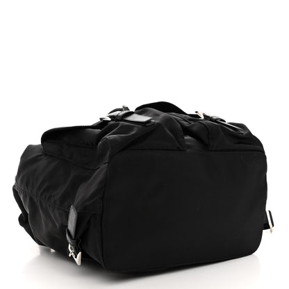 Prada Tessuto Nylon Saffiano Medium Backpack Black 4 of 9