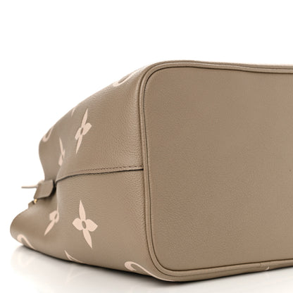 Louis Vuitton Empreinte Monogram Giant Neonoe MM Tourterelle Creme 9 of 11