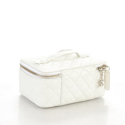 Chanel Lambskin Quilted Jewelry Case White 3 of 7