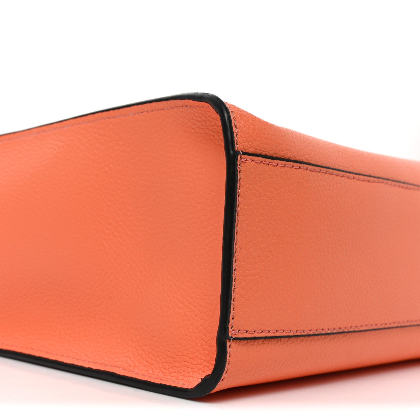 Calfskin Mini Grind Tote Bag Orange