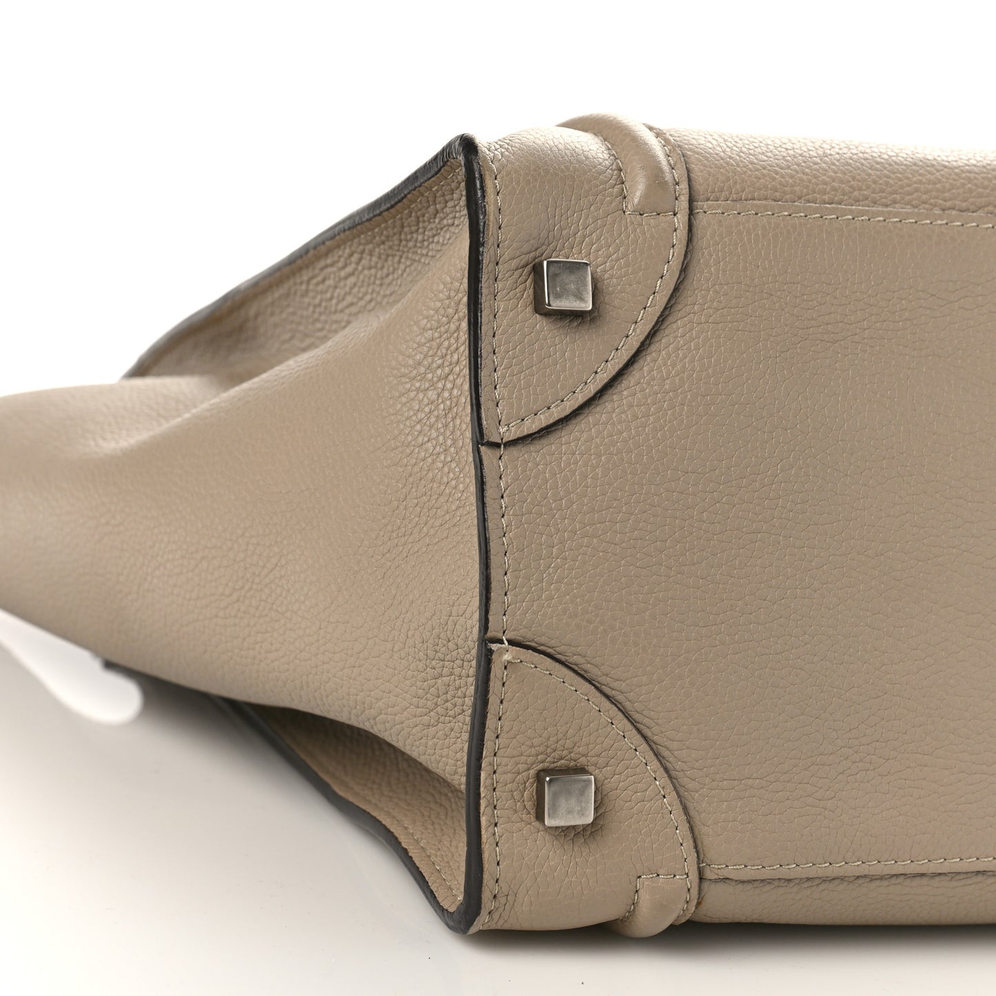 Drummed Calfskin Mini Luggage Dune