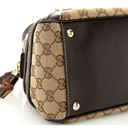 Gucci Monogram Medium Wave Boston Dark Brown 9 of 11