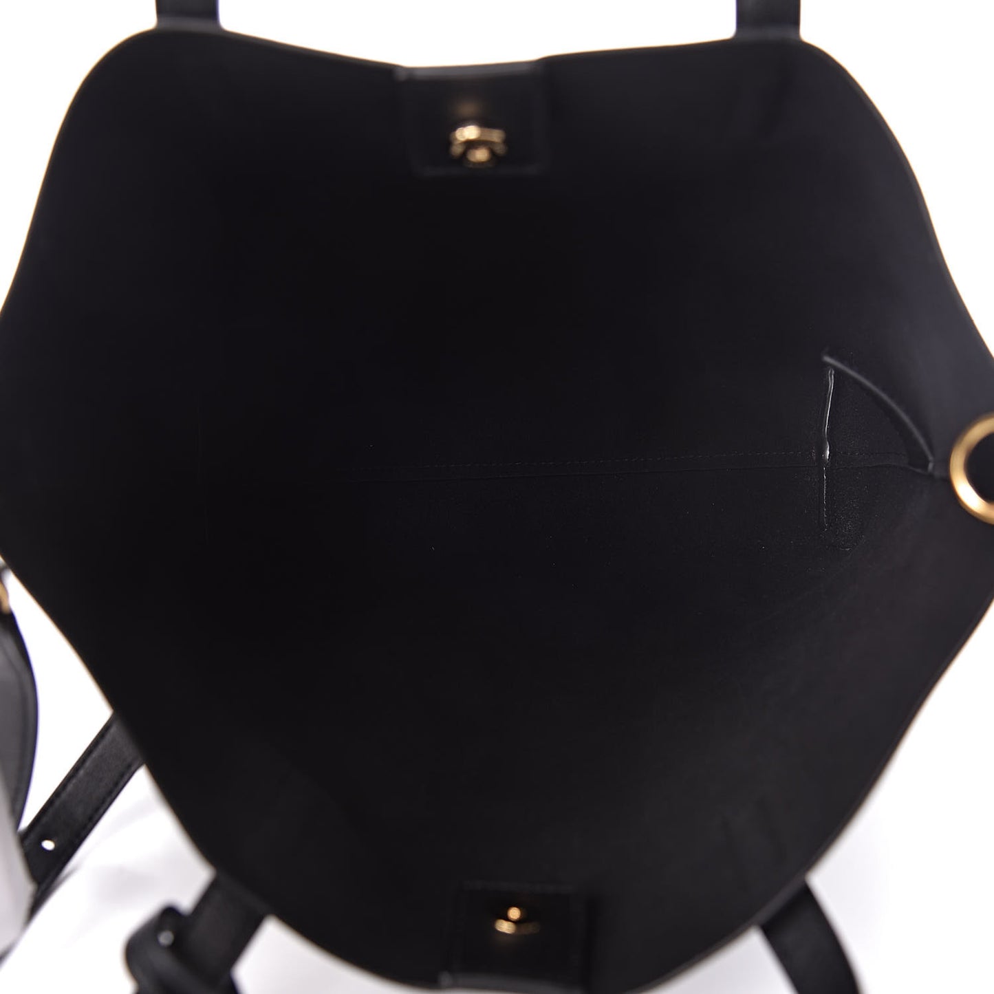 Calfskin Toy Shopping Tote Black