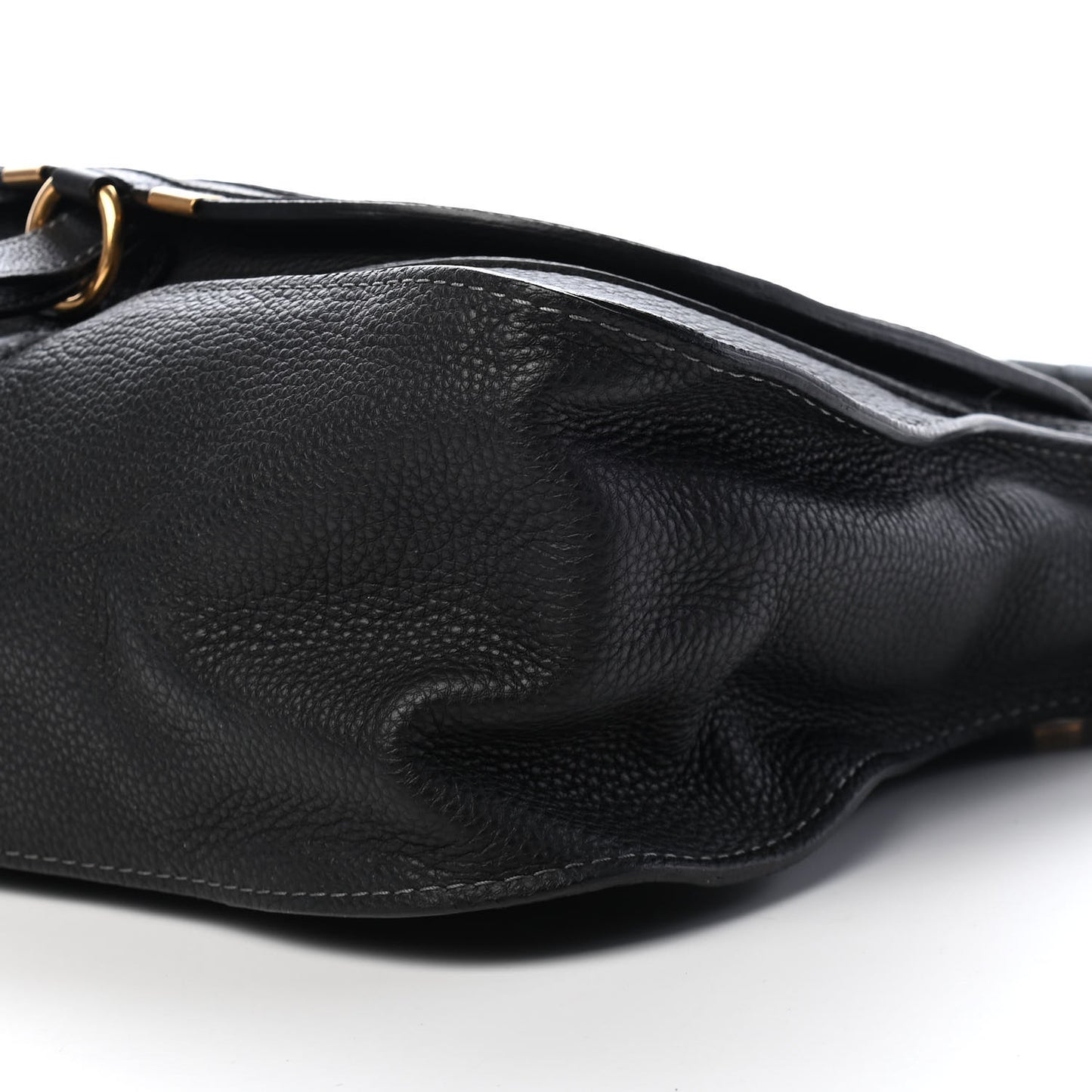 Calfskin Medium Marcie Satchel Black