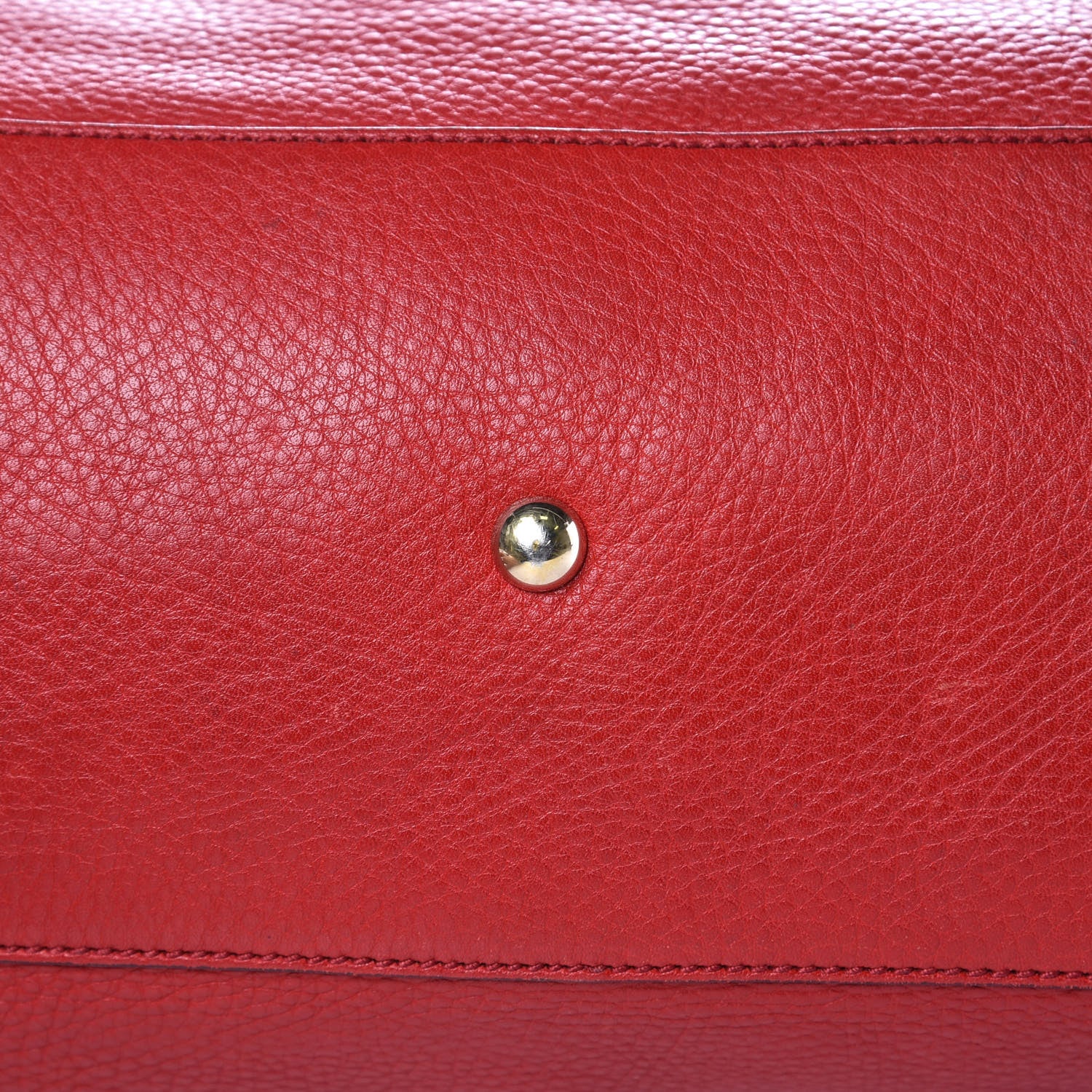 Gucci Pebbled Calfskin Medium Soho Shoulder Bag Red 14 of 19
