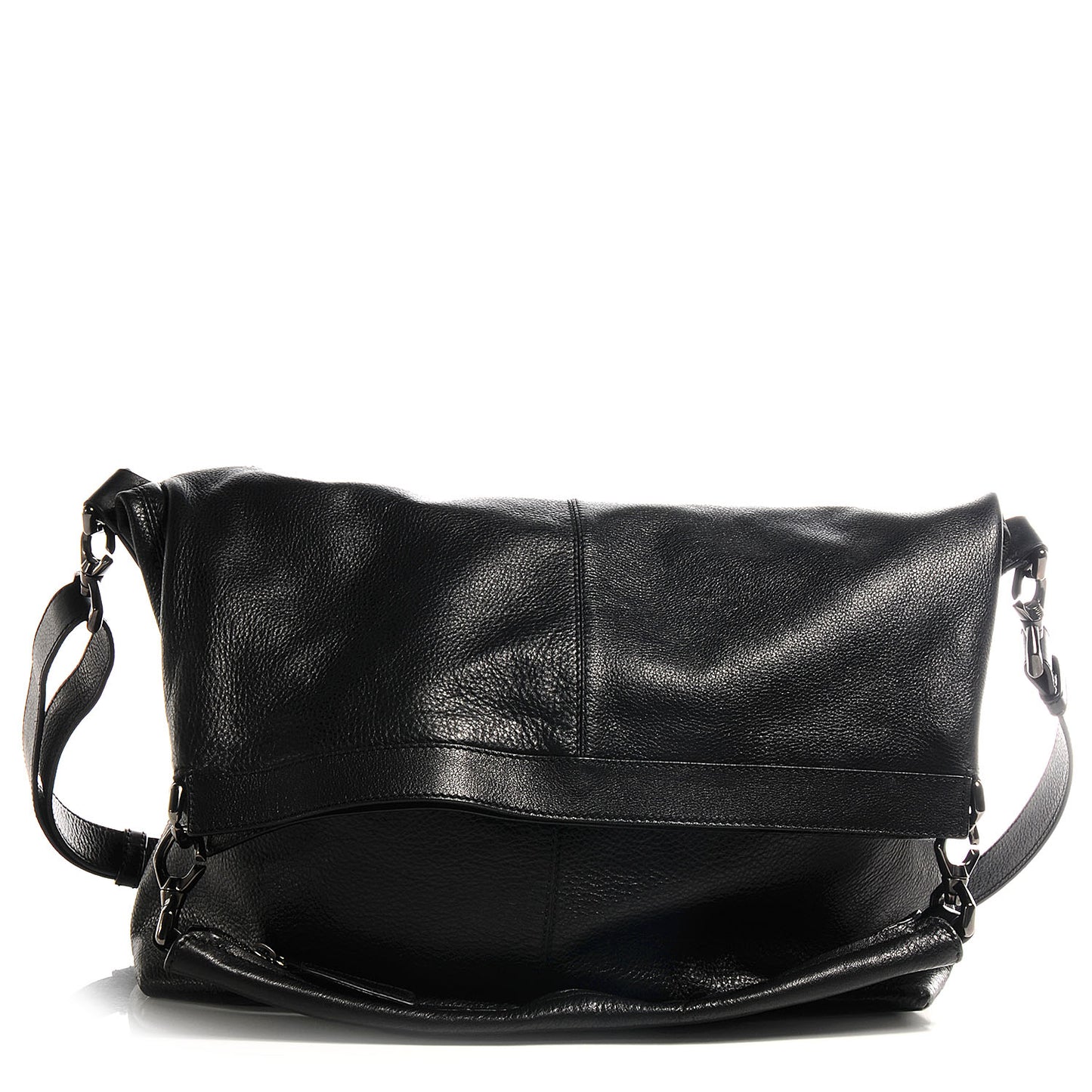 Leather Nightingale Messenger Black