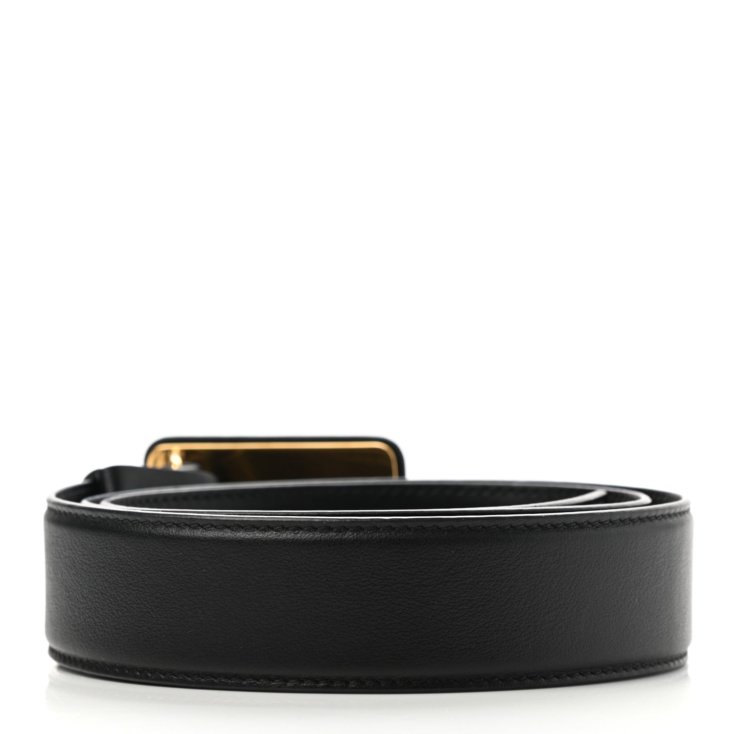 Christian Dior Calfskin Bobby CD Belt 90 Black 2 of 8