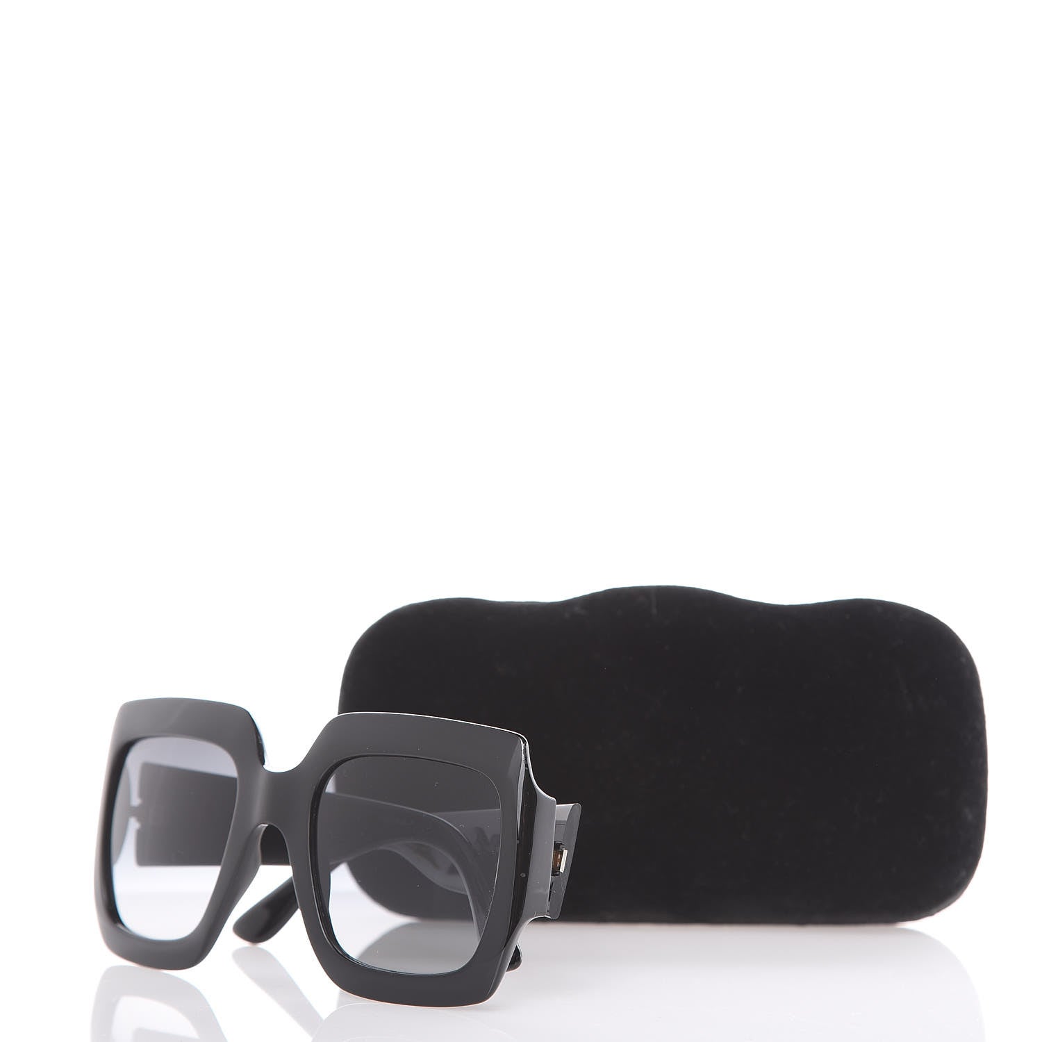 Gucci Acetate Square Frame Sunglasses GG0053S Black 8 of 8