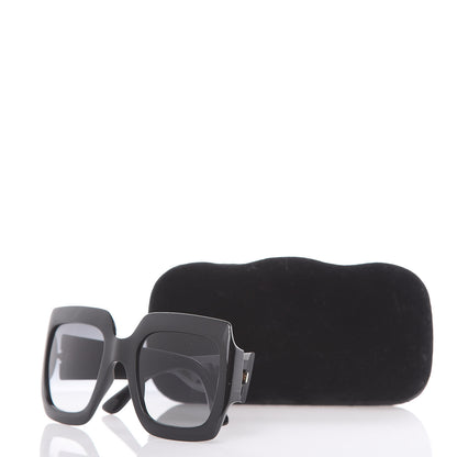 Gucci Acetate Square Frame Sunglasses GG0053S Black 8 of 8