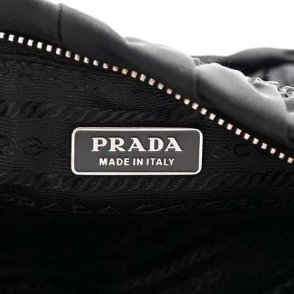 Prada Tessuto Nylon Gaufre Pochette Black 6 of 16