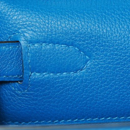 Hermes Evercolor Kelly Retourne 28 Bleu Hydra 11 of 35