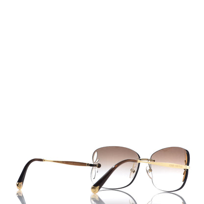 Louis Vuitton Lily Sunglasses Z0371U Brown Glitter 4 of 8