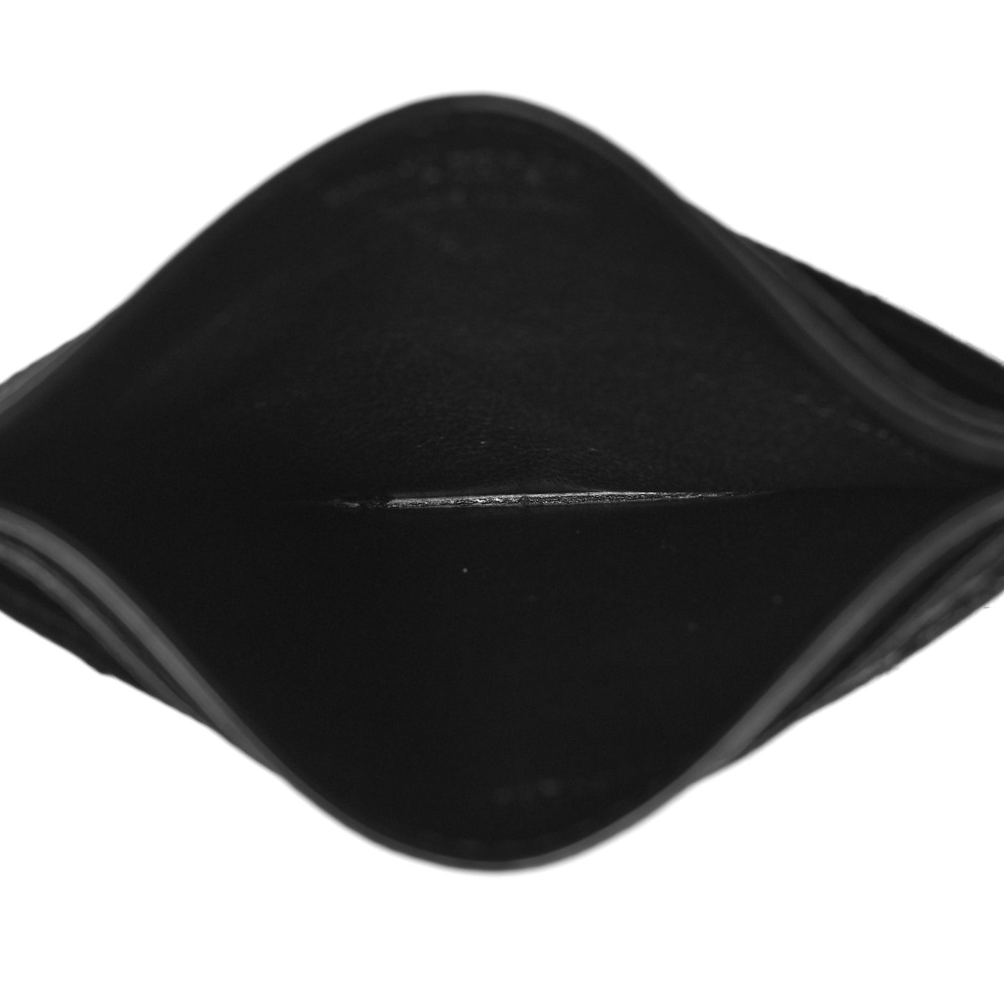 Grain De Poudre Matelasse Chevron Monochrome Monogram Credit Card Case Black