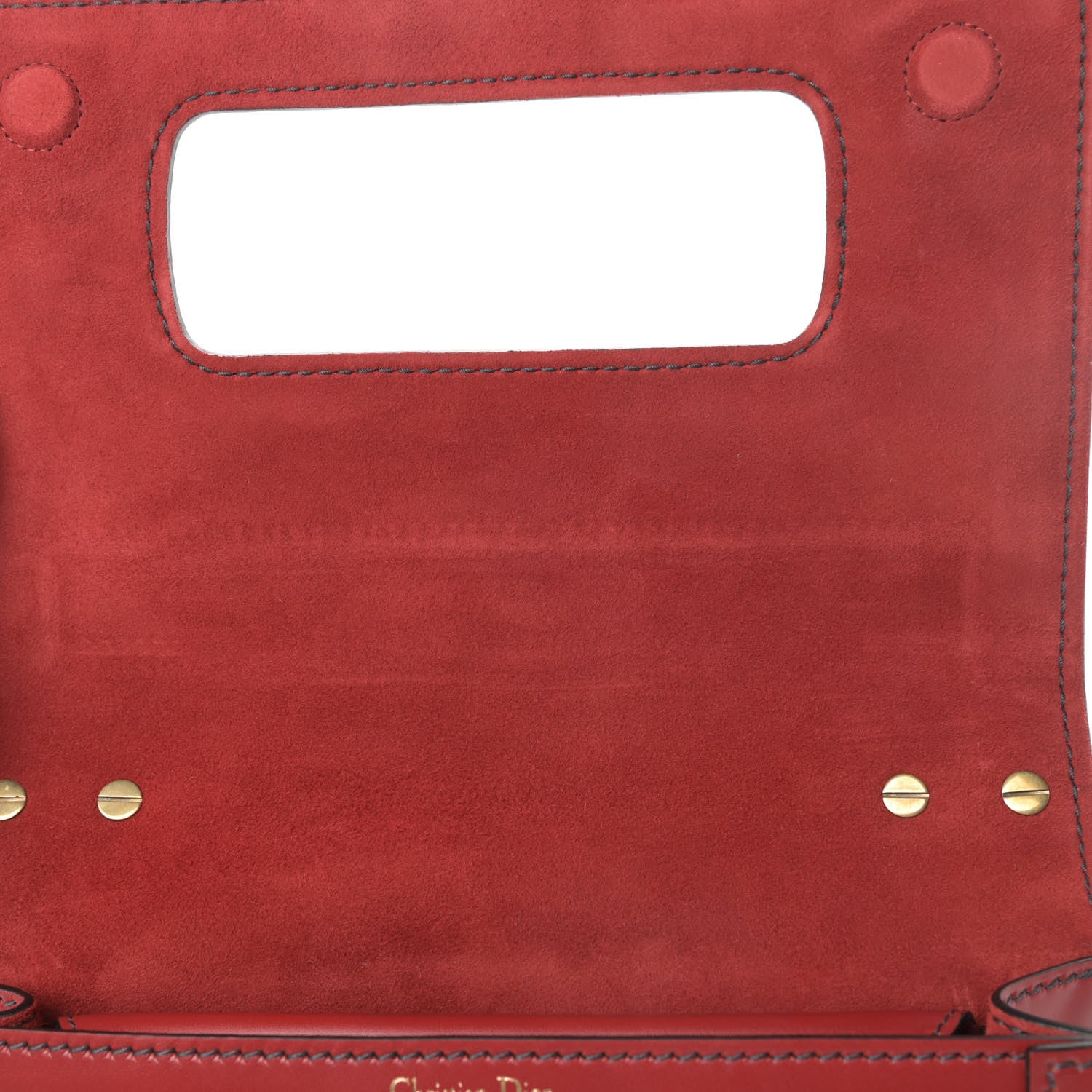 Christian Dior Calfskin J'Adior Chain Flap Bag Red 16 of 16