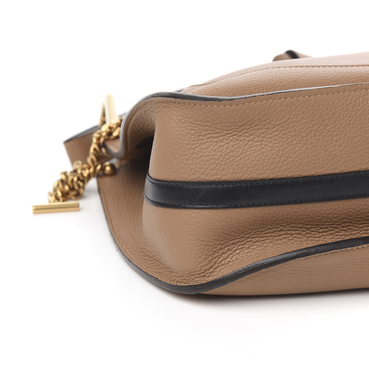 Grained Calfskin Small Hayley Hobo Nut