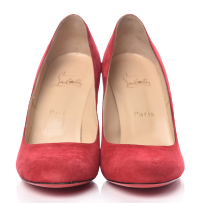 Christian Louboutin Suede Fifi 80 Pumps 38 Red 6 of 8