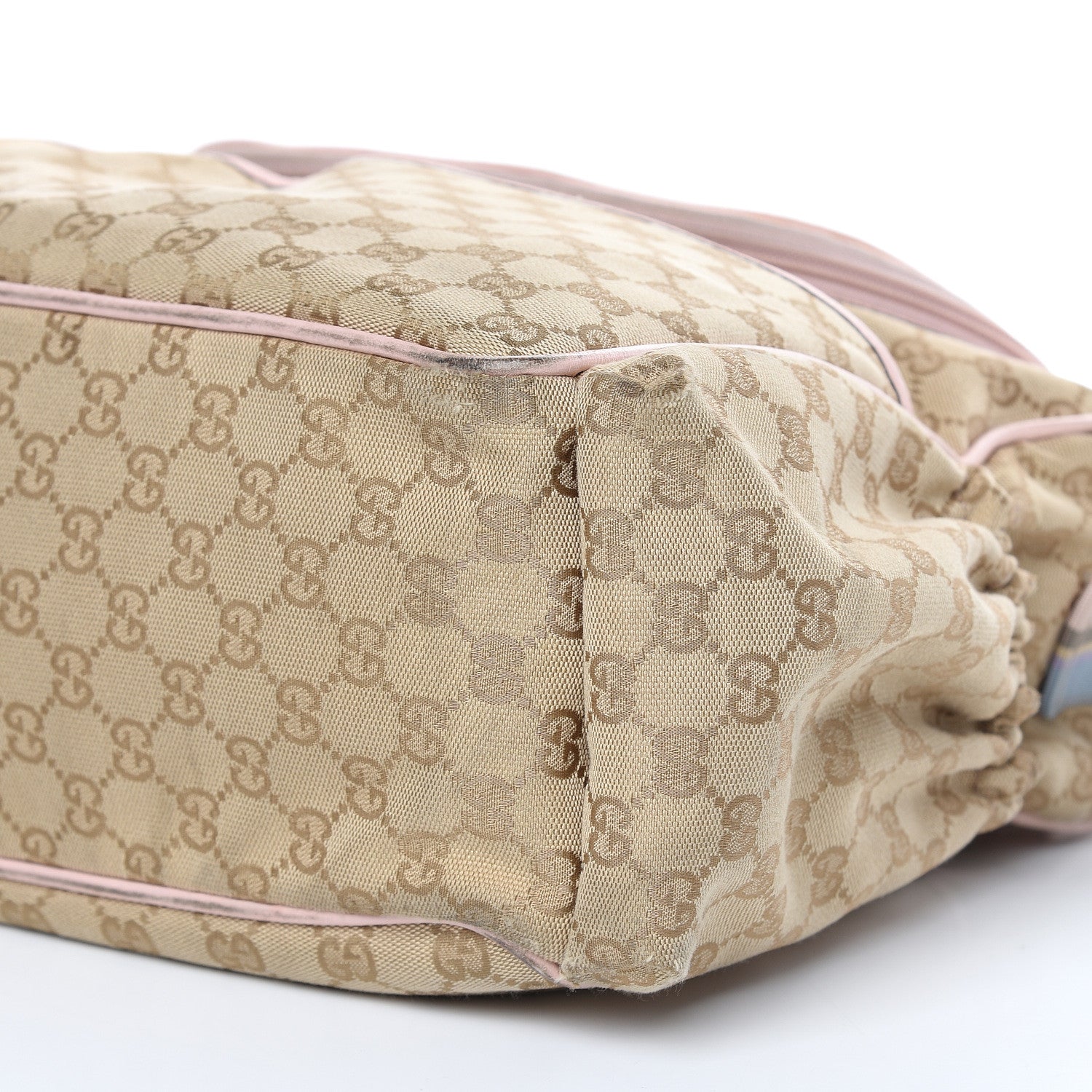 Gucci Monogram Web Diaper Bag Pink 10 of 22