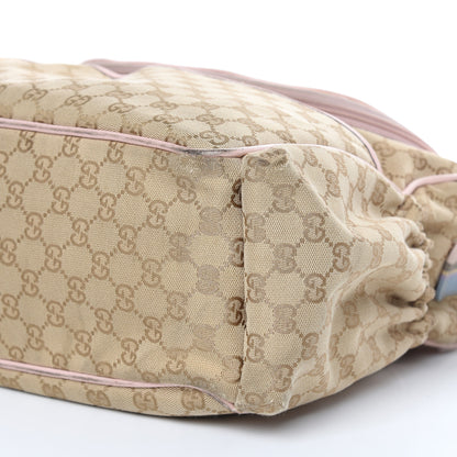 Gucci Monogram Web Diaper Bag Pink 10 of 22