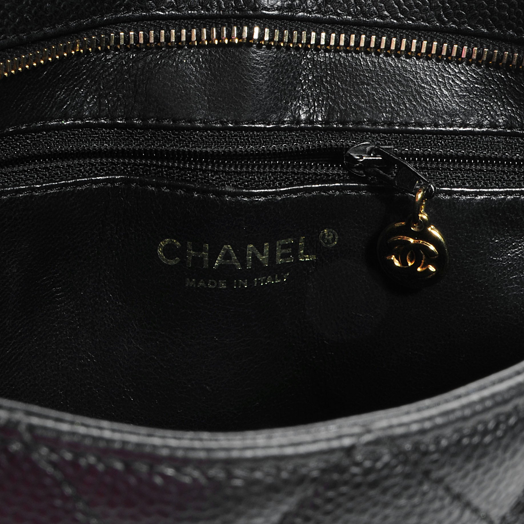 Chanel Caviar Medallion Tote Black 7 of 8