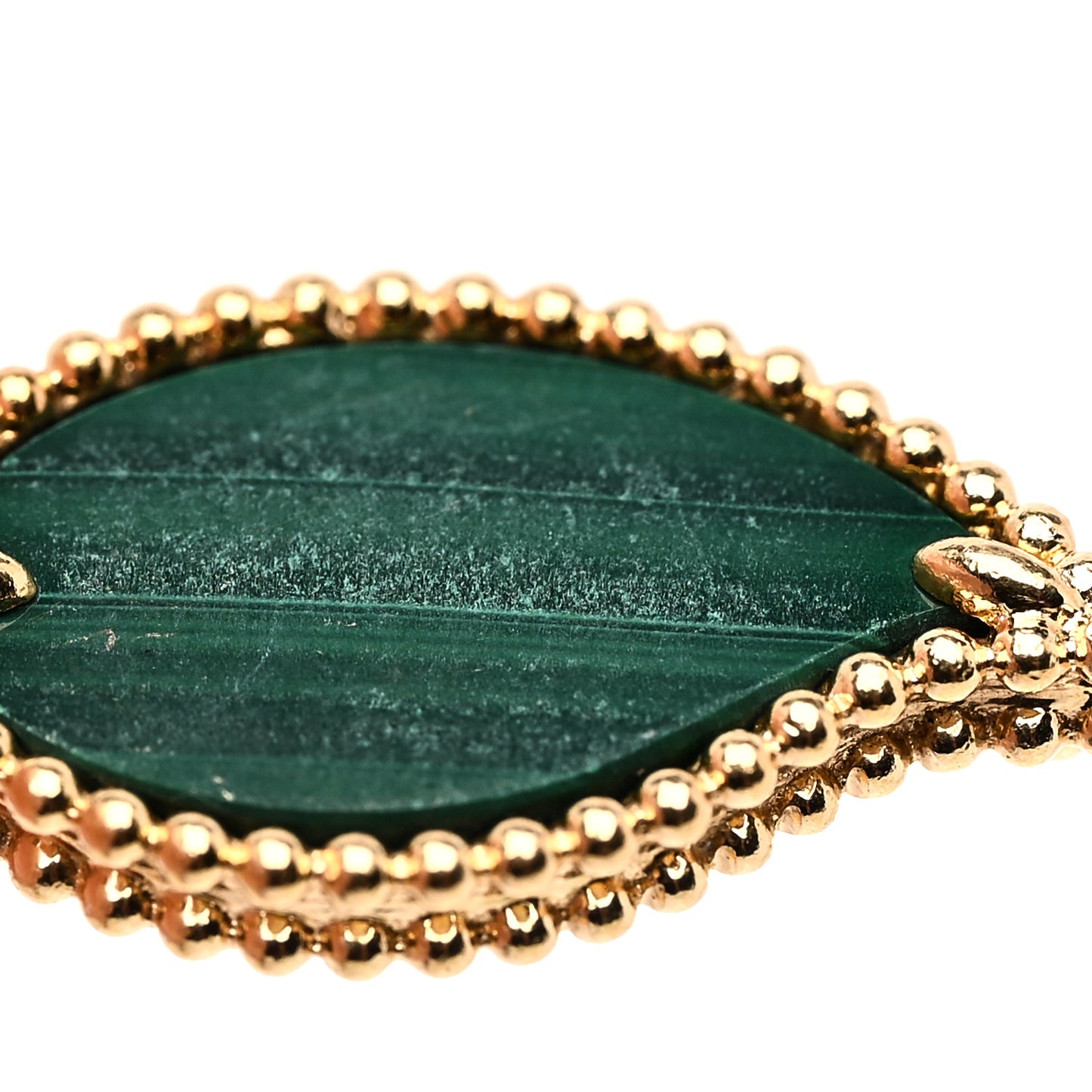 18K Yellow Gold Mother of Pearl Malachite Carnelian Tiger Eye 4 Motifs Lucky Alhambra Bracelet