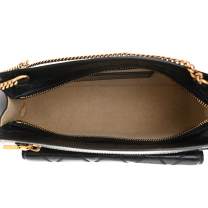 Givenchy Goatskin Diamond Quilted Pocket Crossbody Black 5 of 9
