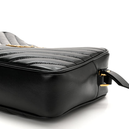 Saint Laurent Calfskin Matelasse Monogram Lou Camera Bag Black 10 of 11