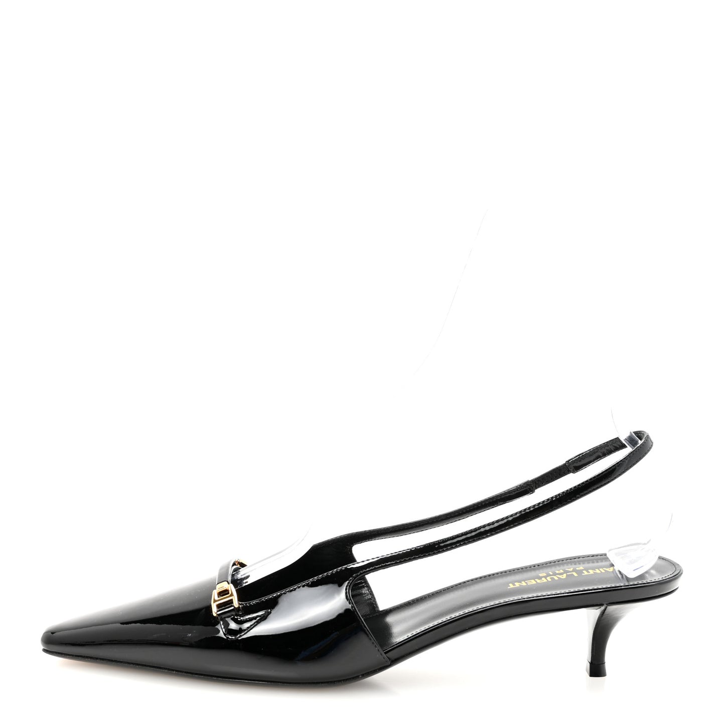 Patent Bade Slingback Pumps 41 Black