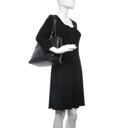 Chanel Caviar Quilted Grand Shopping Tote GST Black 2 of 12