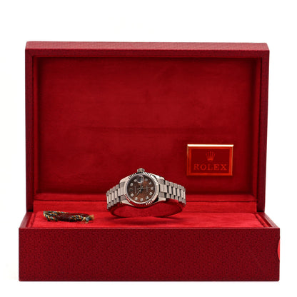 Rolex 18K White Gold Diamond 26mm Oyster Perpetual Datejust President Watch Havana Jubilee 179179 5 of 5