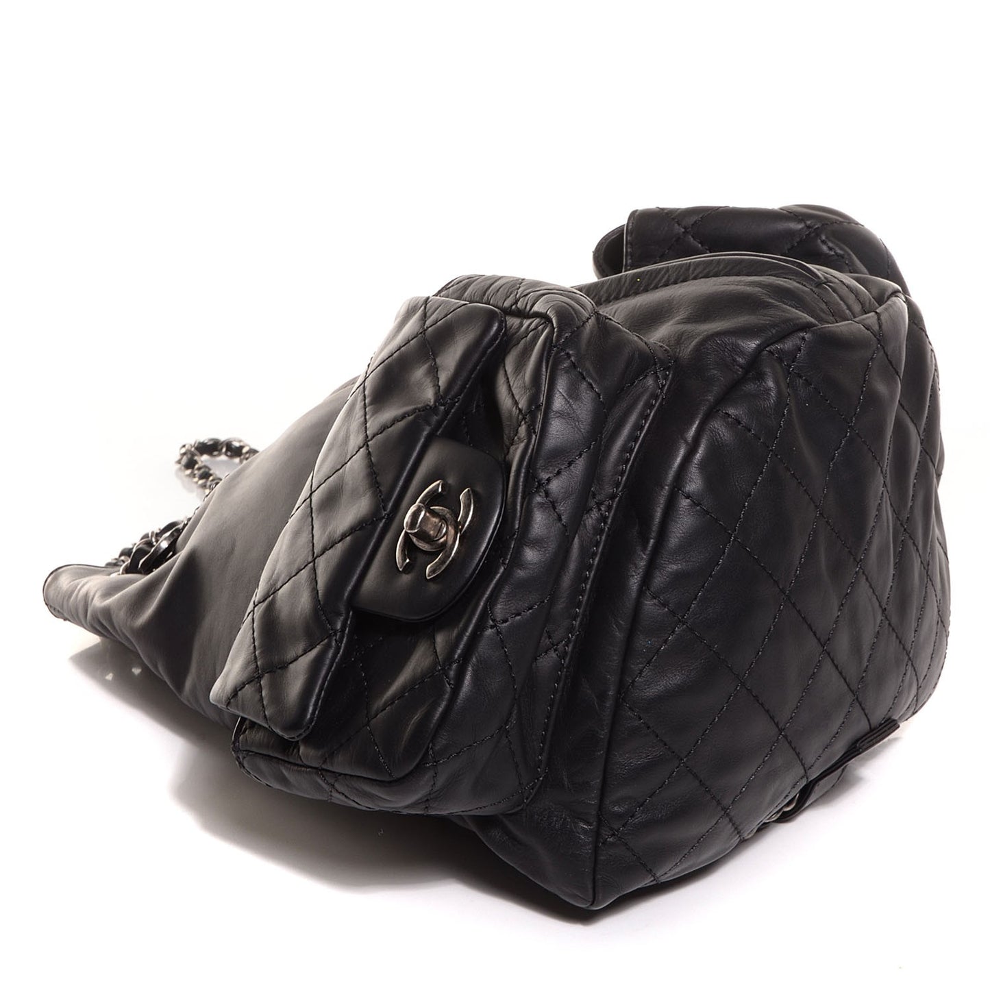 Calfskin Large Backpack Is Back Black