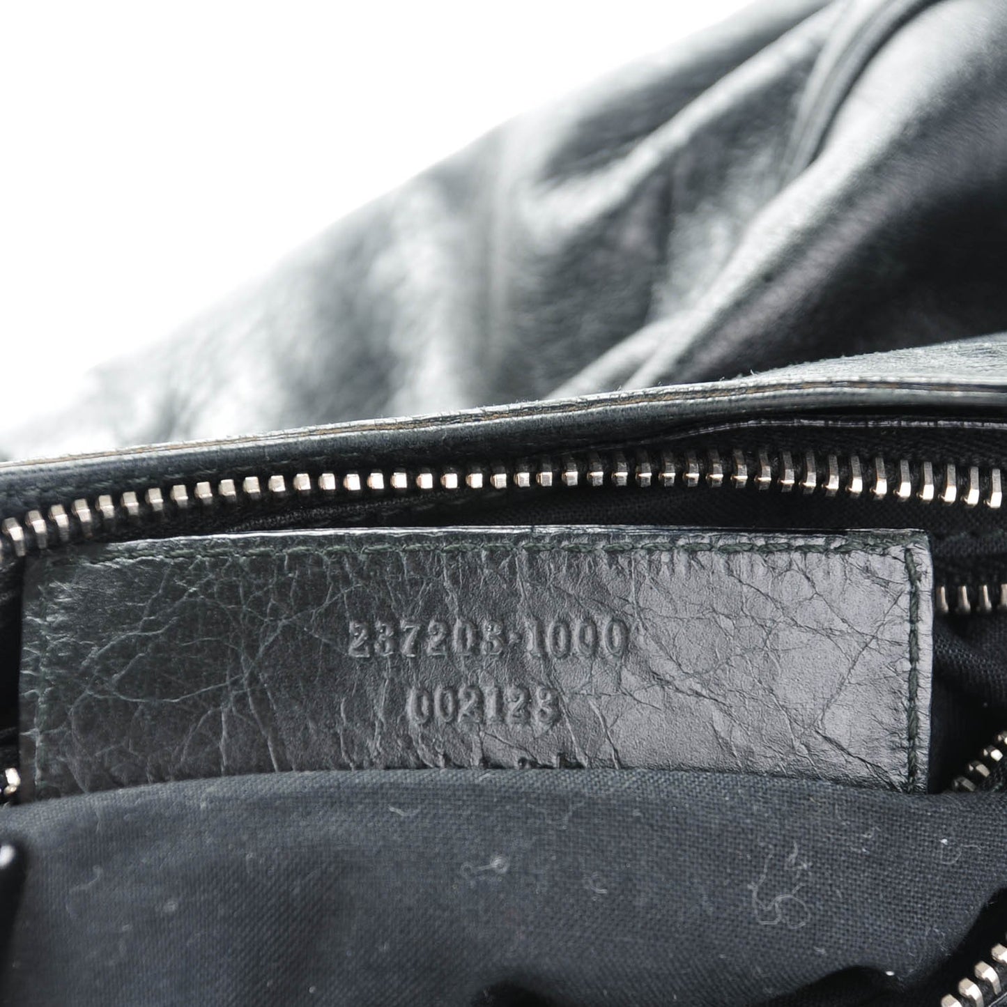 Agneau Giant 12 Silver Hardware Hip Black