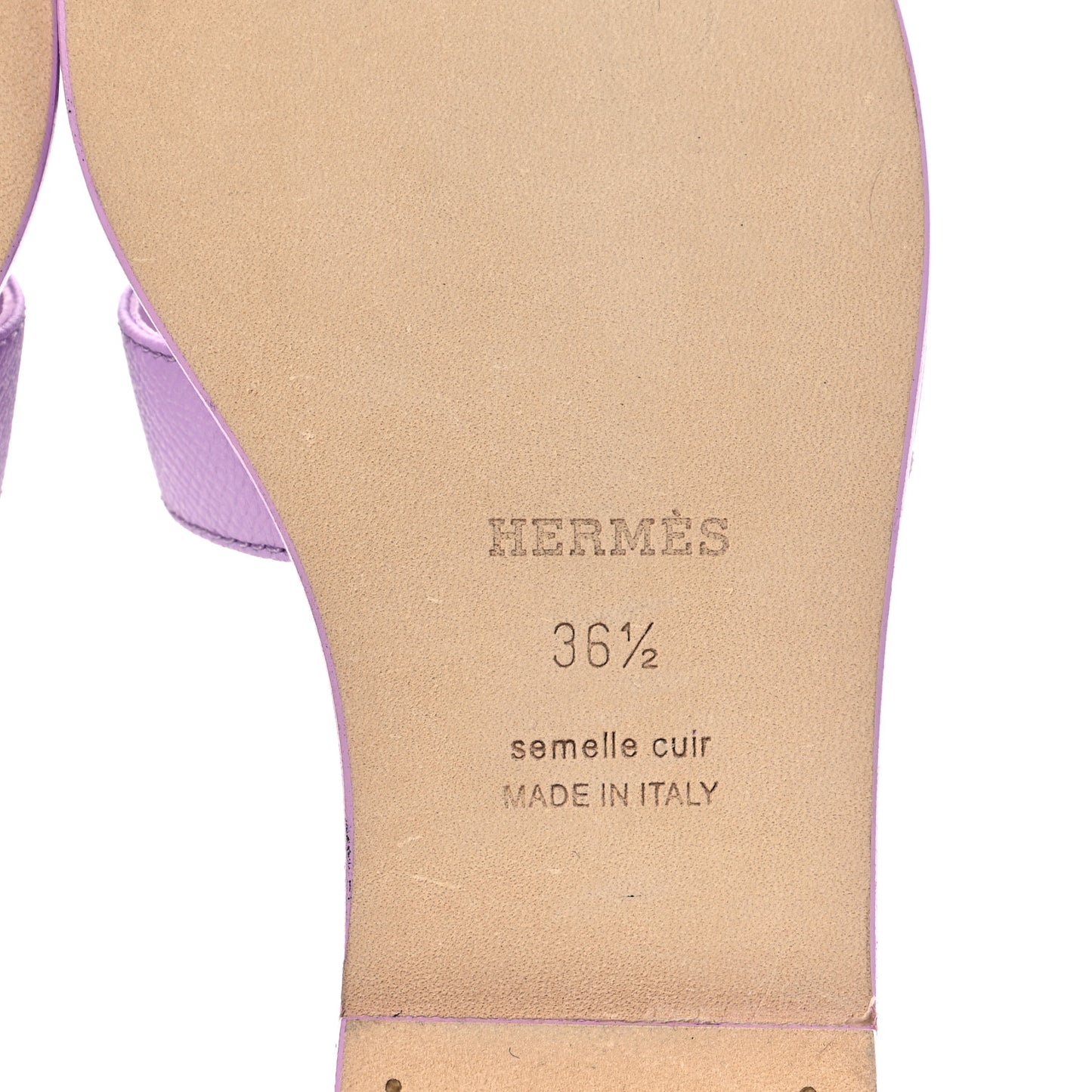 Epsom Oran Sandals 36.5 Violet Amethyste